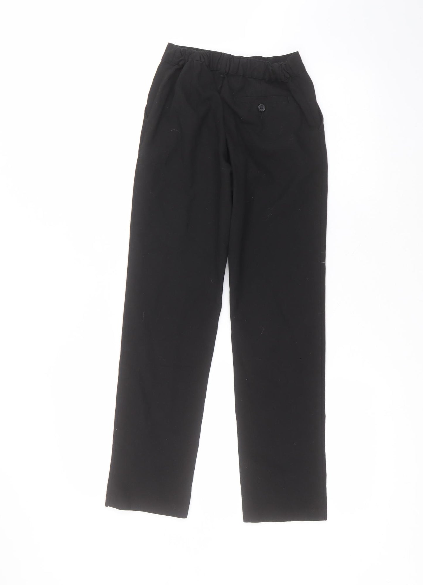 F&F Boys Black  Polyester Dress Pants Trousers Size 11-12 Years  Regular