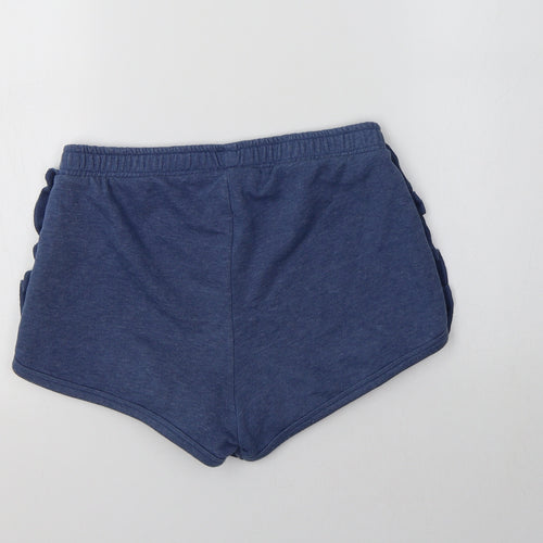 Matalan Girls Blue  Cotton Sweat Shorts Size 11 Years  Regular