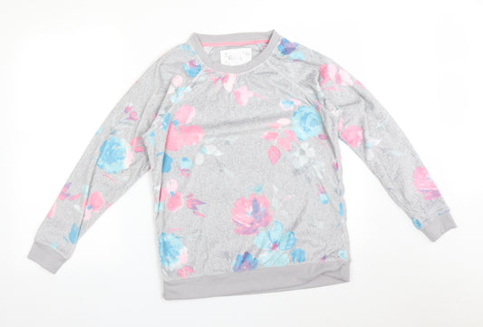 TU Womens Multicoloured Floral Polyester  Pyjama Top Size 12
