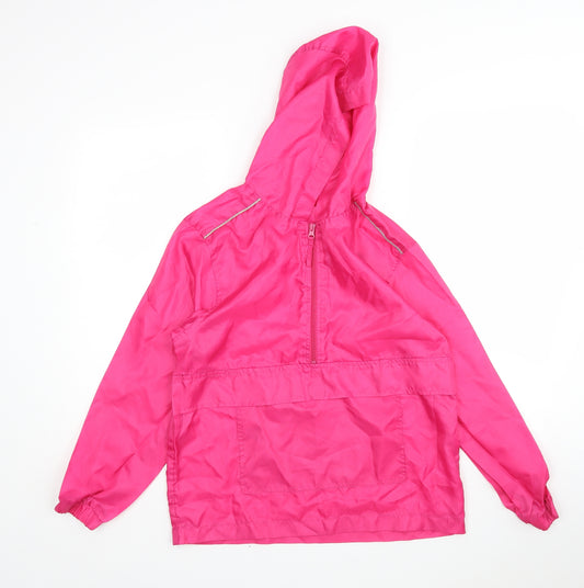 Matalan Girls Pink   Windbreaker Jacket Size M