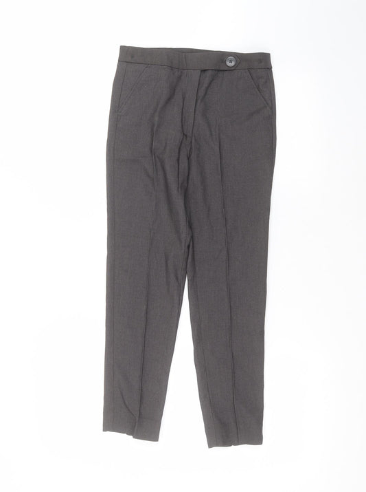 NEXT Girls Black  Polyester Dress Pants Trousers Size 10 Years  Regular