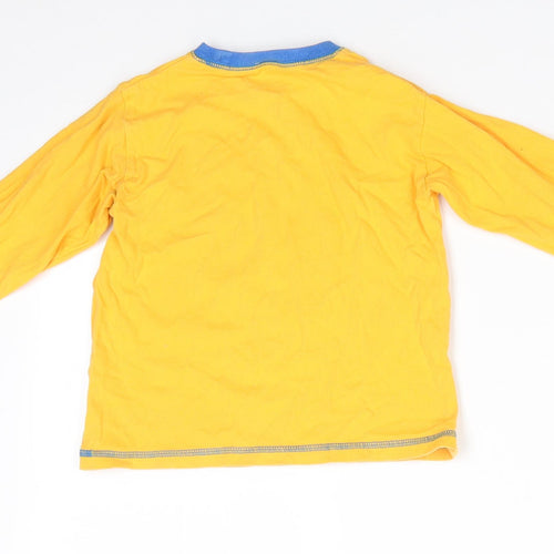 Adams Boys Yellow Solid Cotton  Pyjama Top Size 2-3 Years   - Thomas & Friends