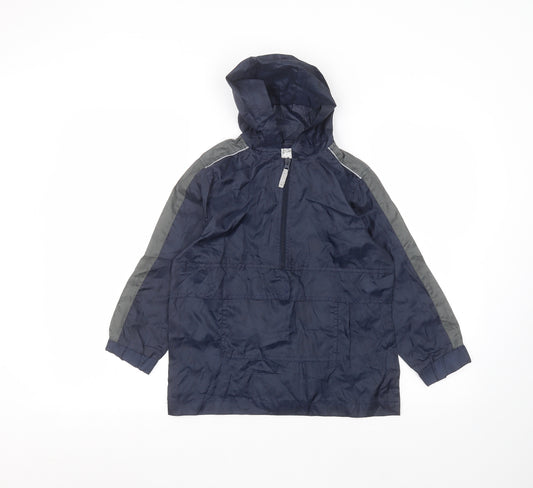 back to school Boys Blue   Rain Coat Coat Size S