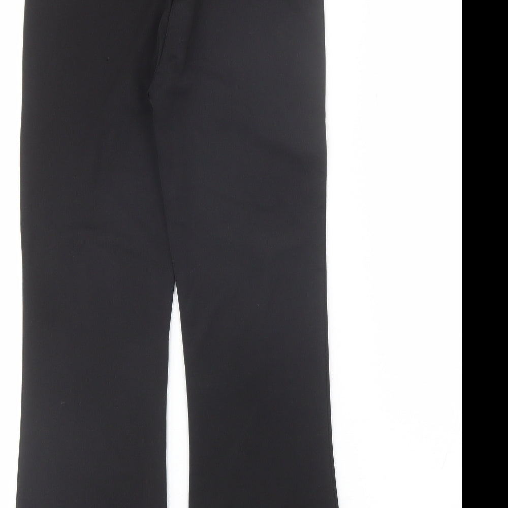 Adams Kids Girls Black  Polyester Dress Pants Trousers Size 10 Years  Regular