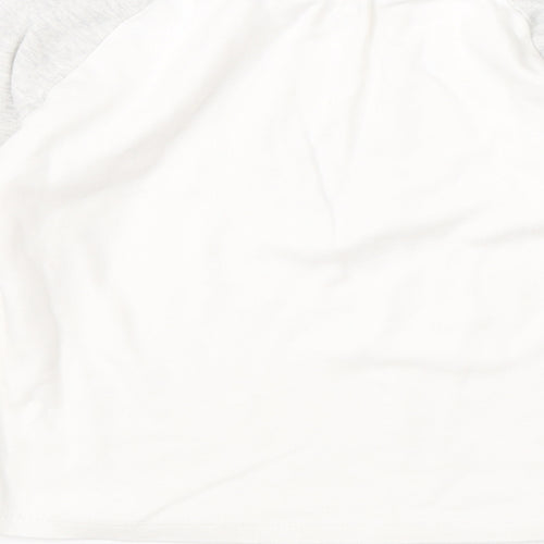 George Girls White  Cotton  Pyjama Top Size 10-11 Years   - christmas