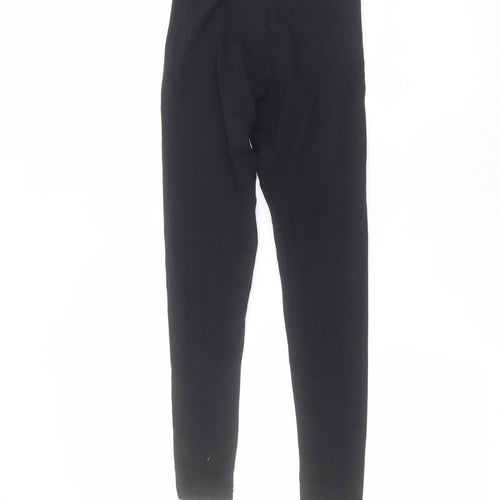 Primark Girls Black  Cotton Sweatpants Trousers Size 10-11 Years  Regular