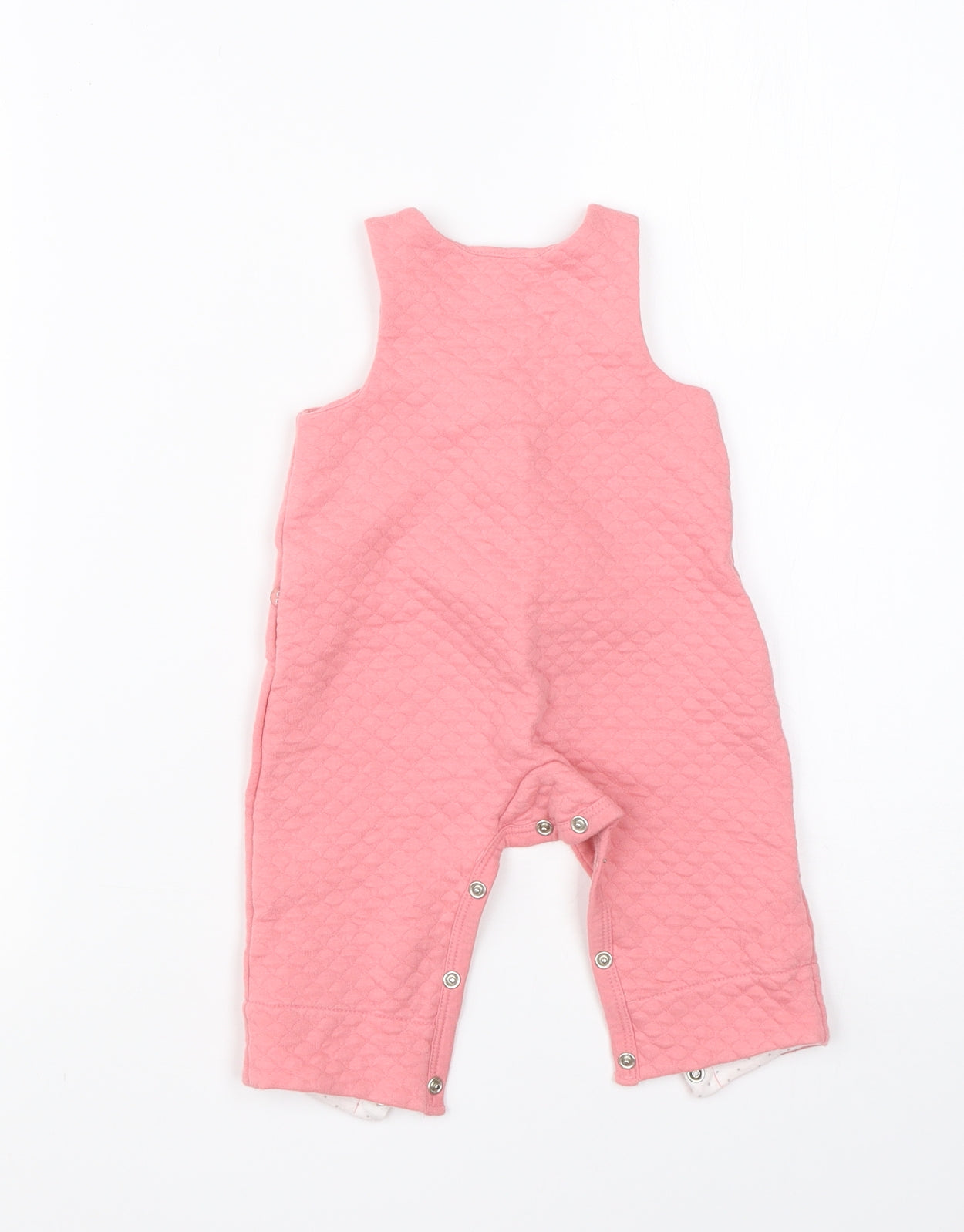 Obaibi Girls Pink  Cotton Babygrow One-Piece Size 3-6 Months