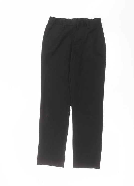 NEXT Girls Black  Polyester Dress Pants Trousers Size 12 Years  Regular