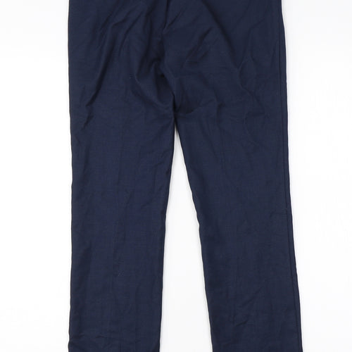 Debenhams Boys Blue  Viscose Dress Pants Trousers Size 11 Years  Regular