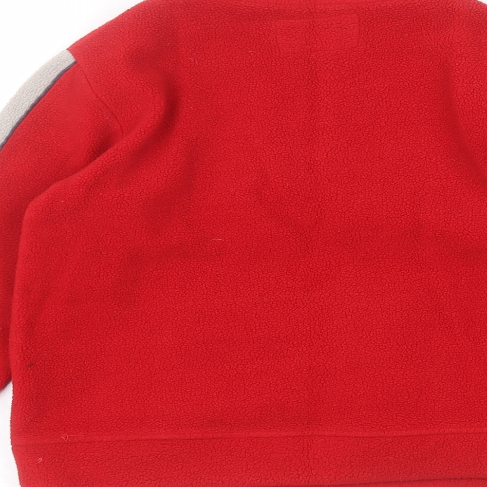 Kangaroo Boys Red Round Neck  Polyester Pullover Jumper Size 7-8 Years