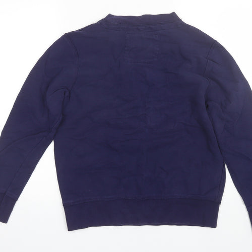 P'sR Boys Blue Round Neck  Cotton Pullover Jumper Size 13-14 Years   - size 160