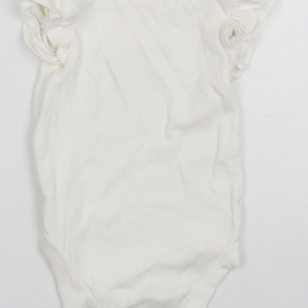 George Baby White  Cotton Romper One-Piece Size 12-18 Months   - Disney