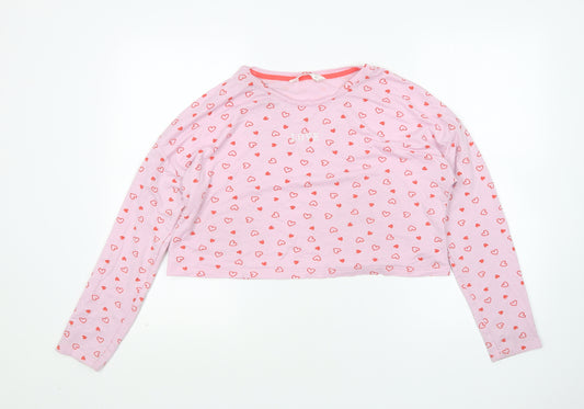 Primark Womens Multicoloured Polka Dot Polyester Top Pyjama Top Size L