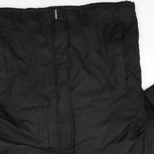 The Rockface Mens Black   Rain Coat Coat Size M