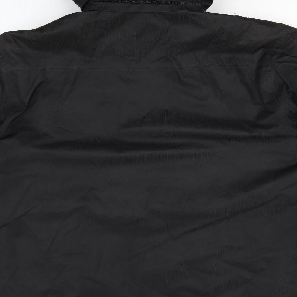 The Rockface Mens Black   Rain Coat Coat Size M