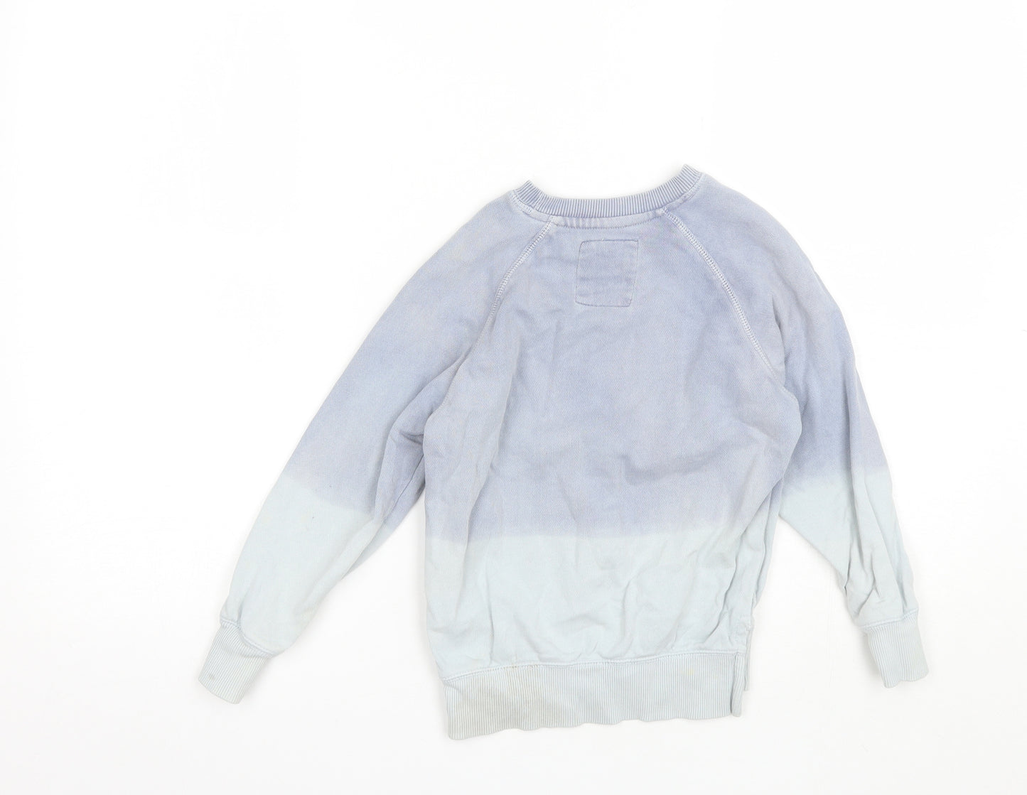Matalan Boys Blue Round Neck  Cotton Pullover Jumper Size 6 Years   - Legend