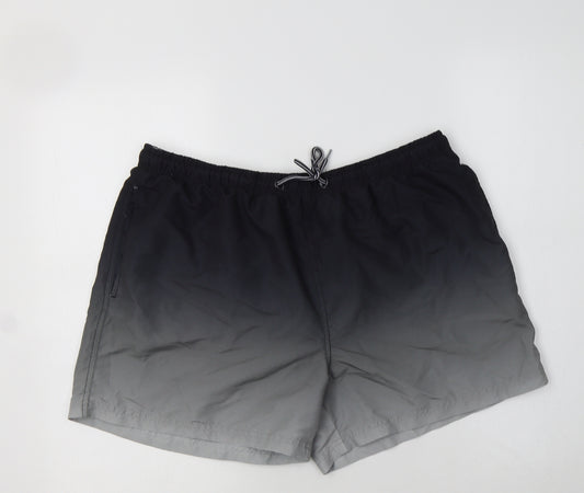 Primaek Mens Grey  Polyester Bermuda Shorts Size L L6 in Regular