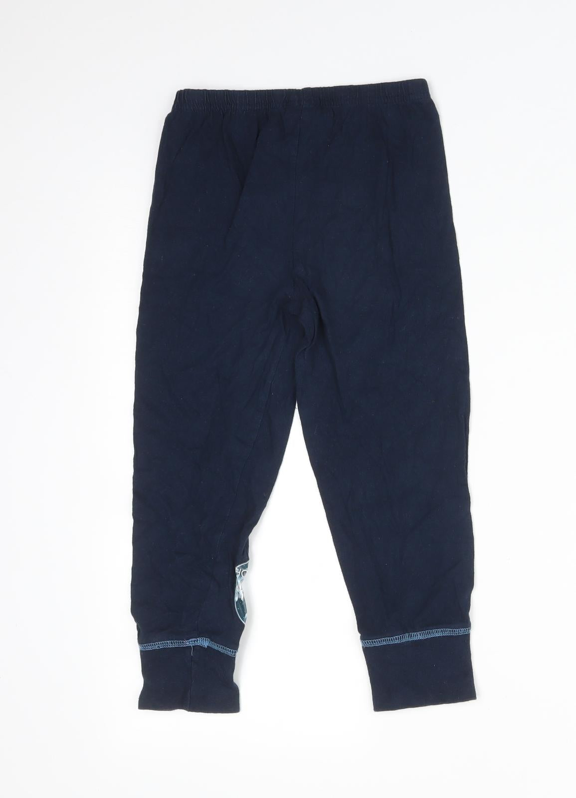 Harry Potter Girls Blue Solid Cotton  Pyjama Pants Size 7-8 Years   - HOGWARTS MAGIC