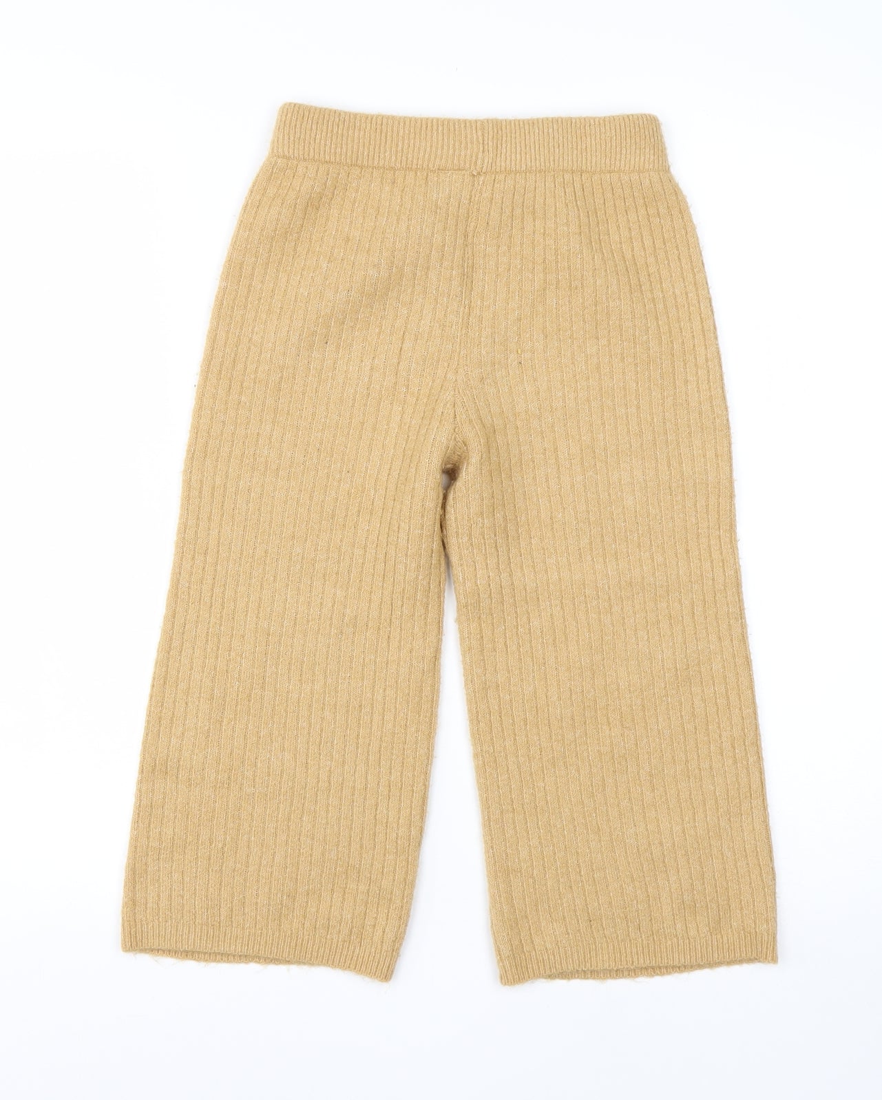TU Girls Yellow  Acrylic  Trousers Size 9 Months  Regular