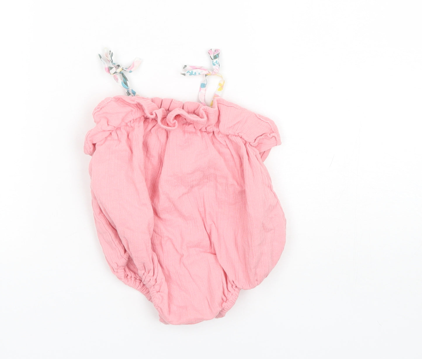 Tommy Bahama Baby Pink  Cotton Romper One-Piece Size 12 Months