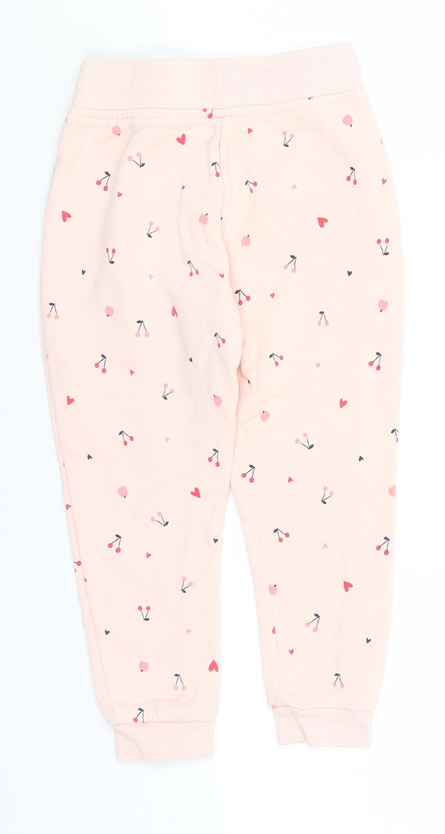 George Girls Pink Geometric Cotton  Pyjama Pants Size 3-4 Years