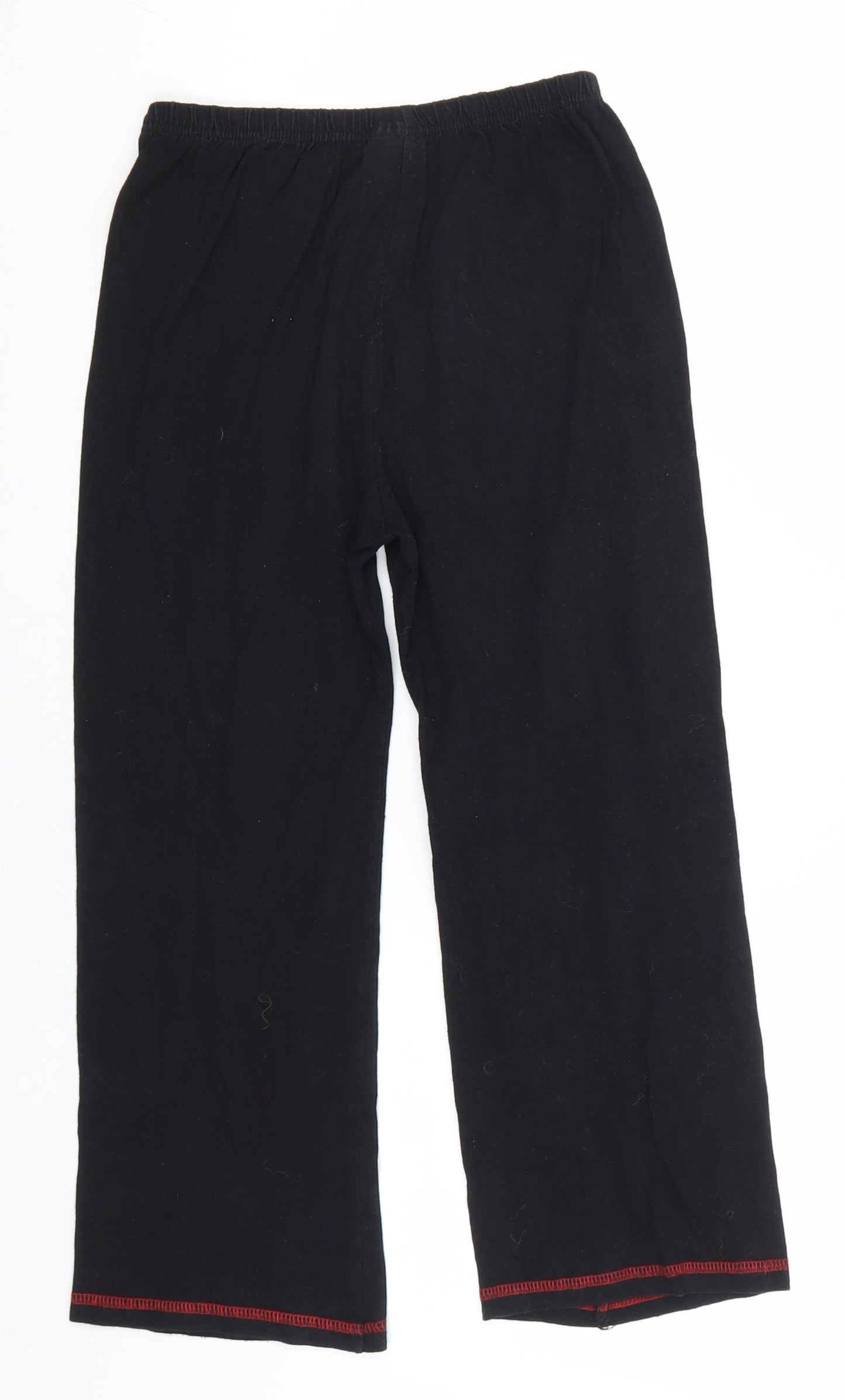 Spiderman Boys Black Solid Cotton  Pyjama Pants Size 7-8 Years