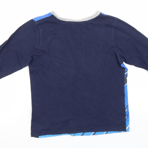 Batman Boys Blue Solid Cotton  Pyjama Top Size 9-10 Years