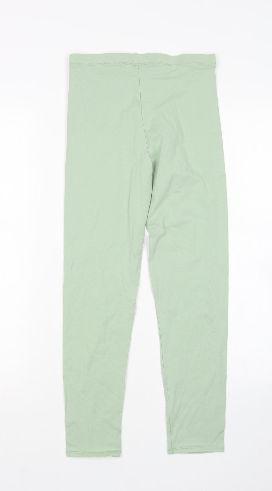 George Girls Green  Cotton Sweatpants Trousers Size 12-13 Years  Regular  - Leggings