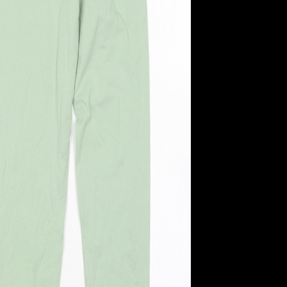 George Girls Green  Cotton Sweatpants Trousers Size 12-13 Years  Regular  - Leggings