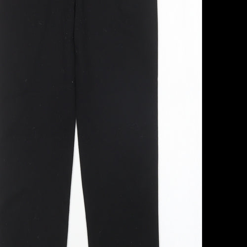 George Girls Black  Polyester Capri Trousers Size 13-14 Years  Regular