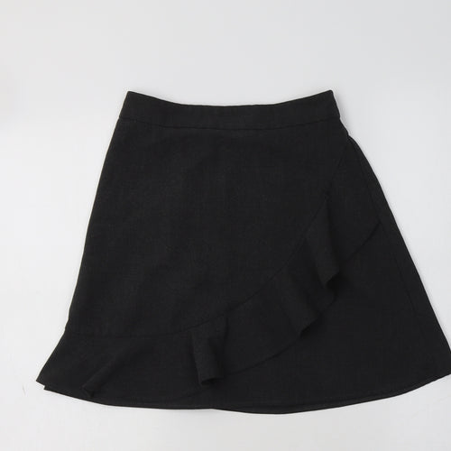 George Girls Grey  Polyester A-Line Skirt Size 12-13 Years  Regular  - School Wear