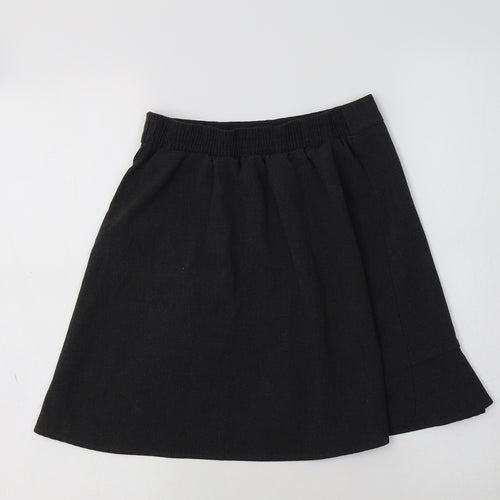 George Girls Grey  Polyester A-Line Skirt Size 12-13 Years  Regular  - School Wear