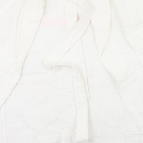 Stars & Stripes Womens White  Cotton  Robe Size M   - bridesmaid
