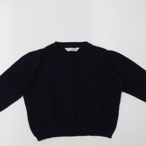 MNG Boys Blue Crew Neck   Pullover Jumper Size 7 Years