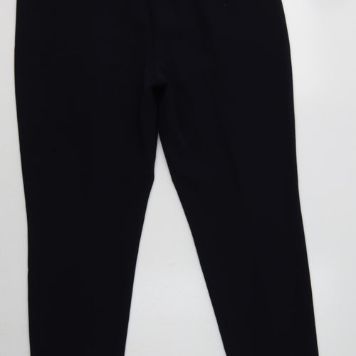 Betty Jackson Womens Blue  Polyester Dress Pants Trousers Size 14 L28 in Regular
