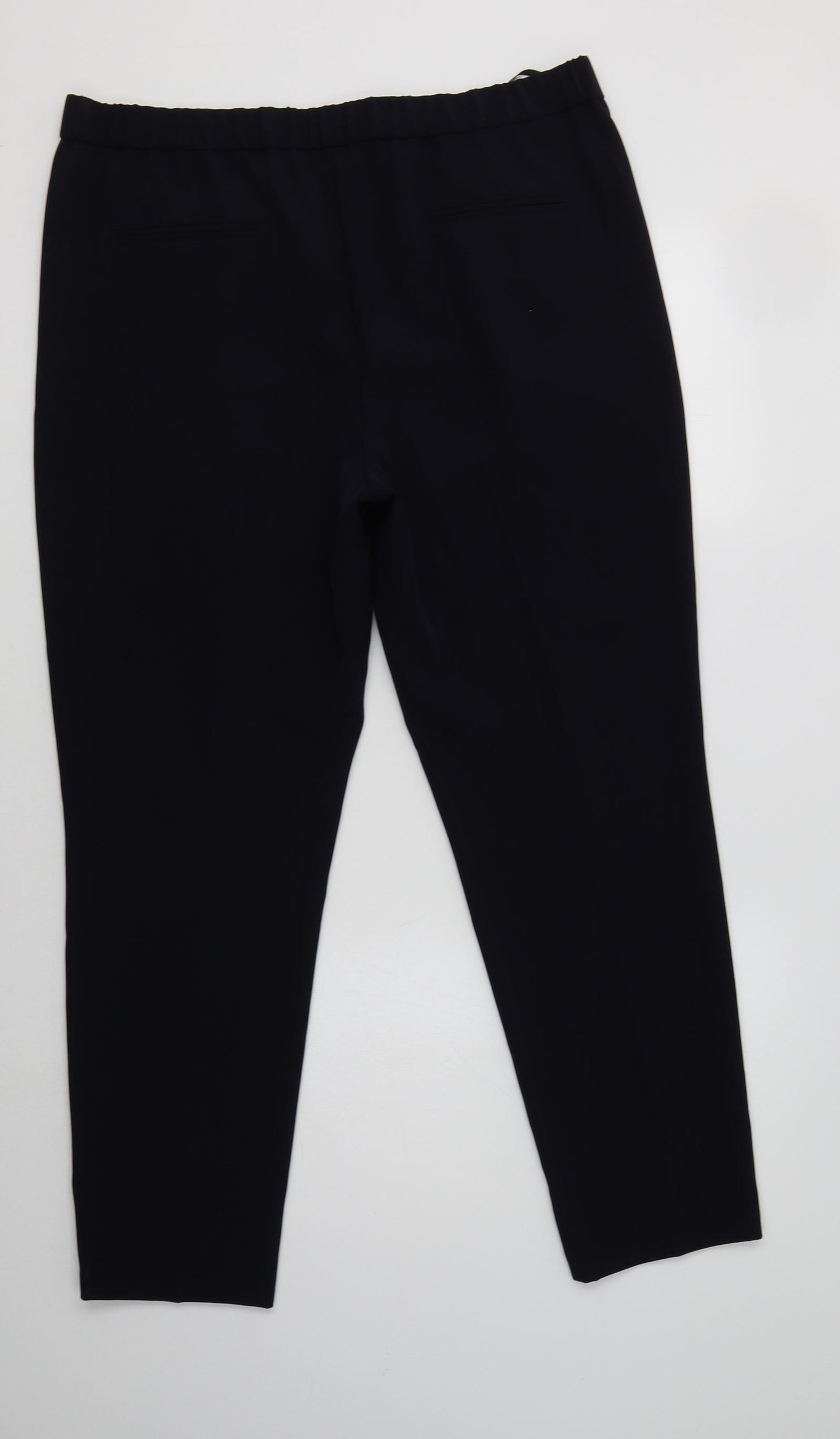 Betty Jackson Womens Blue  Polyester Dress Pants Trousers Size 14 L28 in Regular