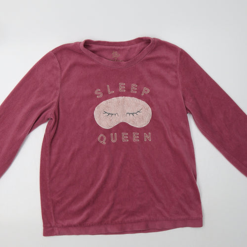 Primark Womens Pink  Polyester Top Pyjama Top Size M   - Sleep Queen