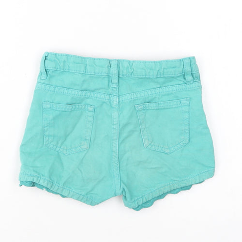 John Lewis Girls Green  Cotton Bermuda Shorts Size 5 Years  Regular