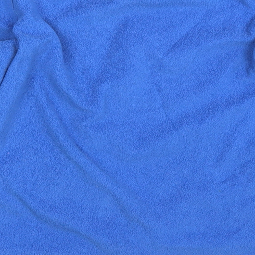 Preworn Boys Blue Round Neck  Polyester Pullover Jumper Size 13 Years