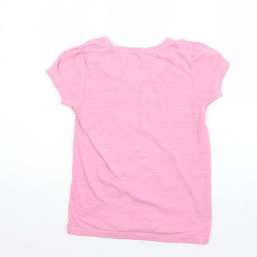 TU Girls Pink  Cotton  Pyjama Top Size 10-11 Years