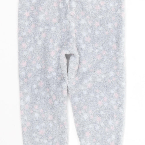 Primark Girls Grey Spotted Polyester  One Piece Size 3-4 Years