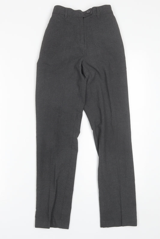 Marks and Spencer Boys Grey  Polyester Dress Pants Trousers Size 12-13 Years  Regular