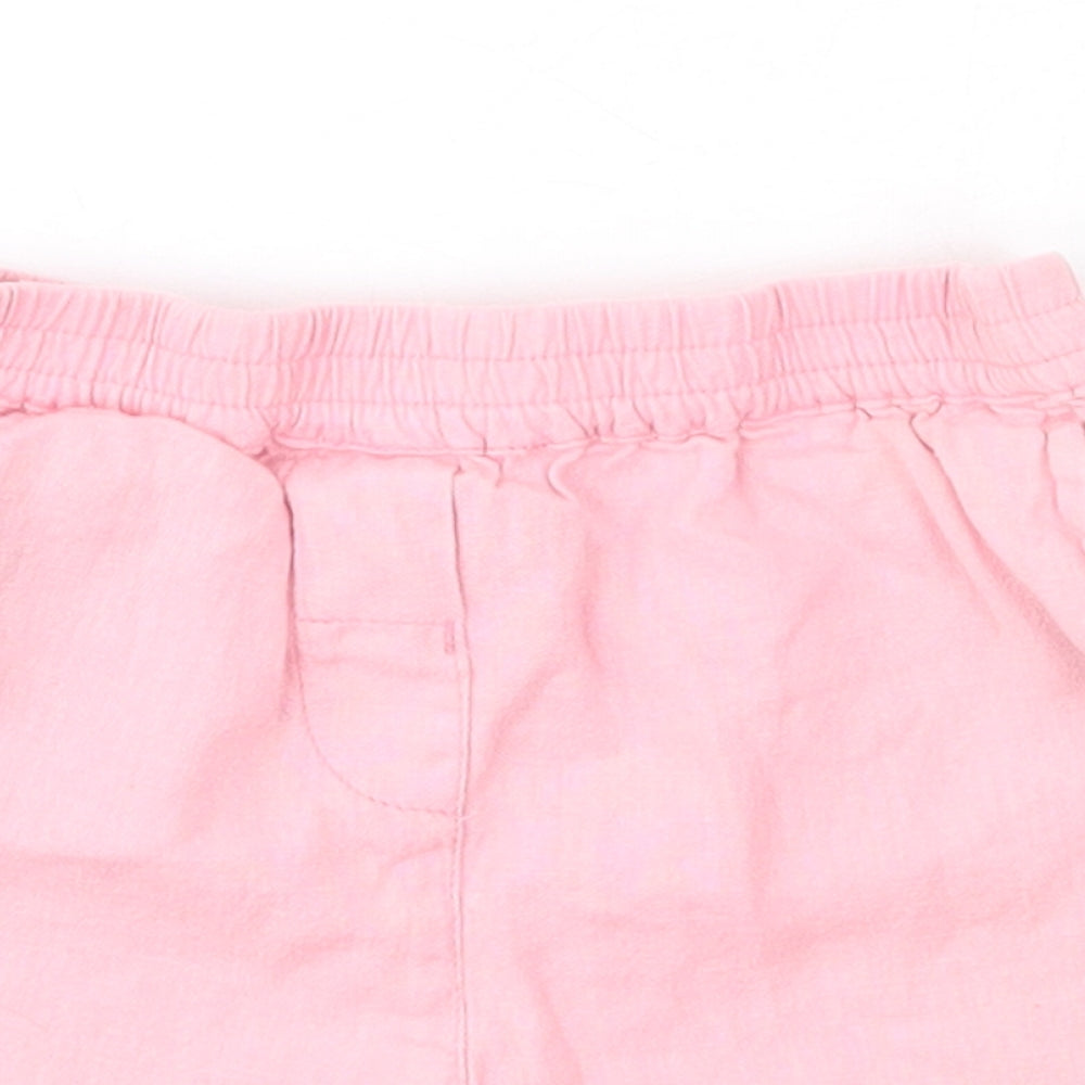 TU Girls Pink  Cotton Sweat Shorts Size 2-3 Years  Regular