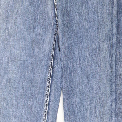 SheIn Girls Blue  Cotton Straight Jeans Size 11-12 Years  Regular
