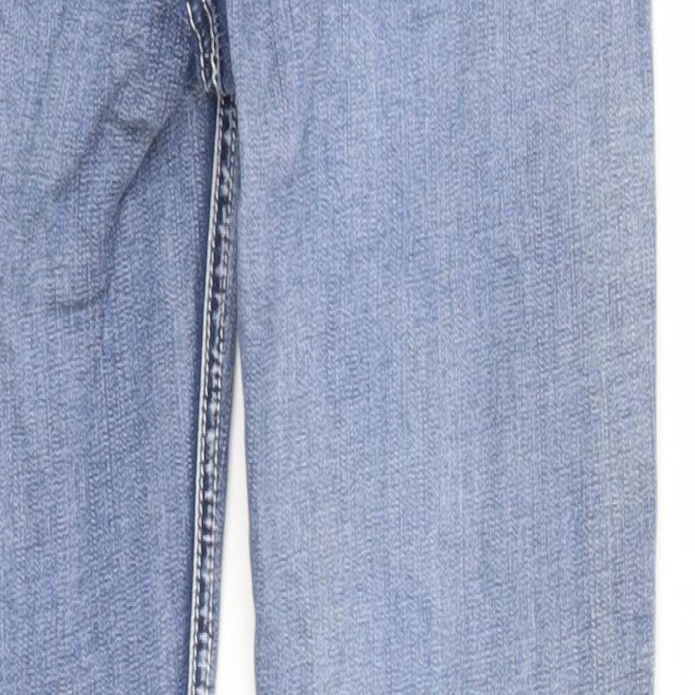 SheIn Girls Blue  Cotton Straight Jeans Size 11-12 Years  Regular