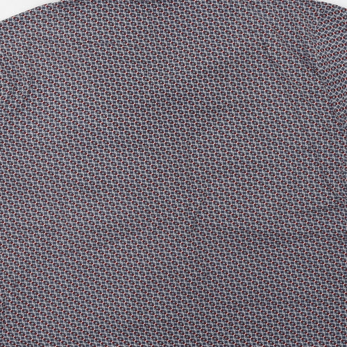 Cyberjammies Womens Grey Geometric Cotton Top Pyjama Top Size 12  Button