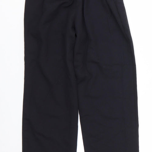 Matalan Boys Black  Polyester Dress Pants Trousers Size 10 Years  Regular  - School Trousers Back Elastication