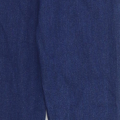 Miss Evie Girls Blue  Cotton Skinny Jeans Size 12-13 Years  Regular Zip - Indigo blue