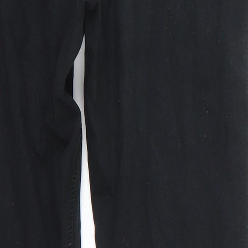 Nike Girls Black  Cotton Jegging Trousers Size 9 Months  Regular  - Legging Nike Air Graphic