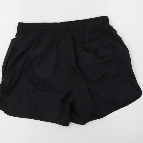F&F Mens Black  Nylon Sweat Shorts Size M L6 in Regular